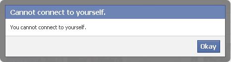 Can't Connect To Yourself