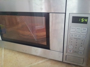 I highly recommend putting your face to the glass and staring as it spins