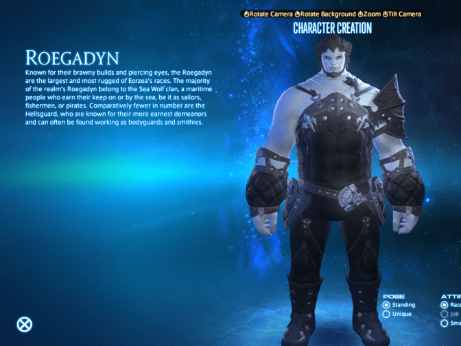 He looks cool, making him the total opposite of the other character choices